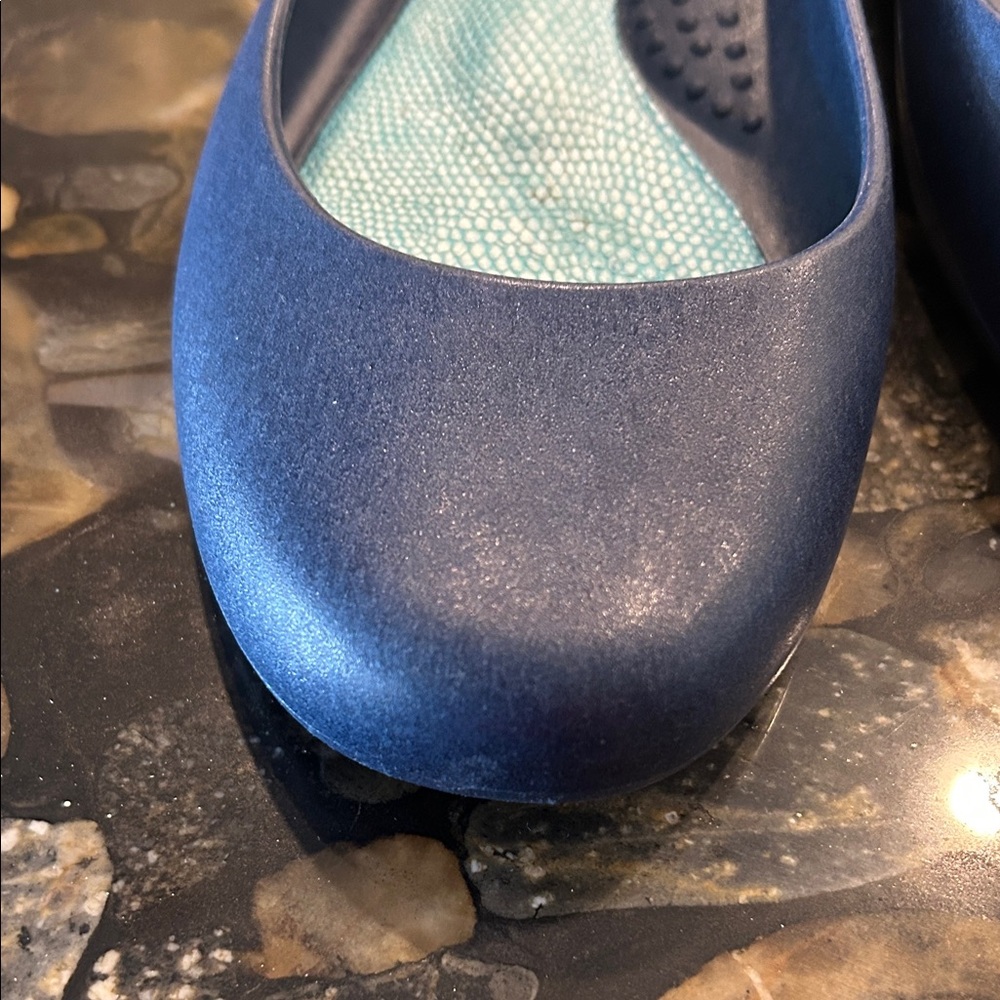 OKA b. Navy Blue Flats 38 8 - Picture 3 of 9